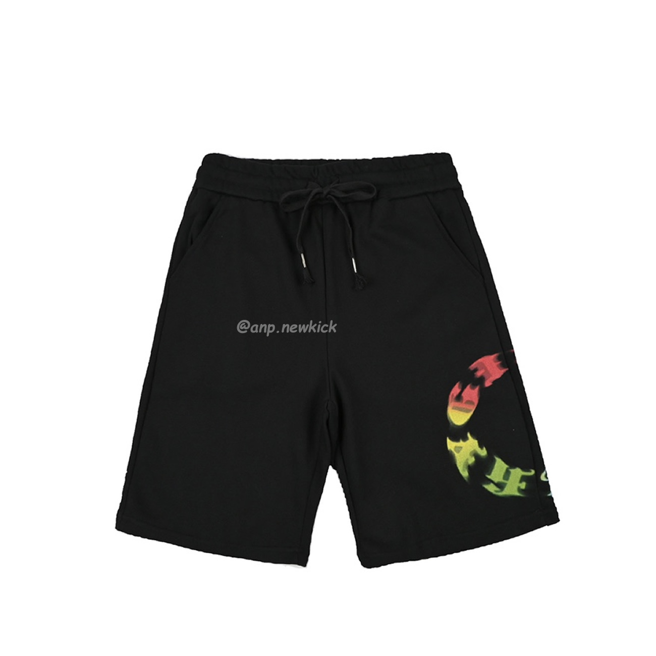 Givenchy Logo Colorful Printed Logo Capris (1) - www.newkick.vip